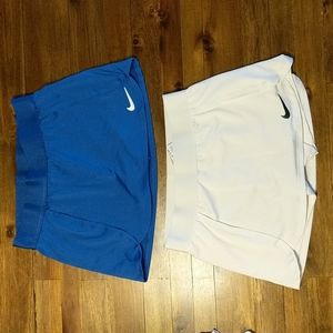 Lot of 2 Nike tennis skirts